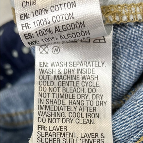 Roxy Denim Boyfriend Jeans Light Wash Button Fly Size 27 - Picture 10 of 10